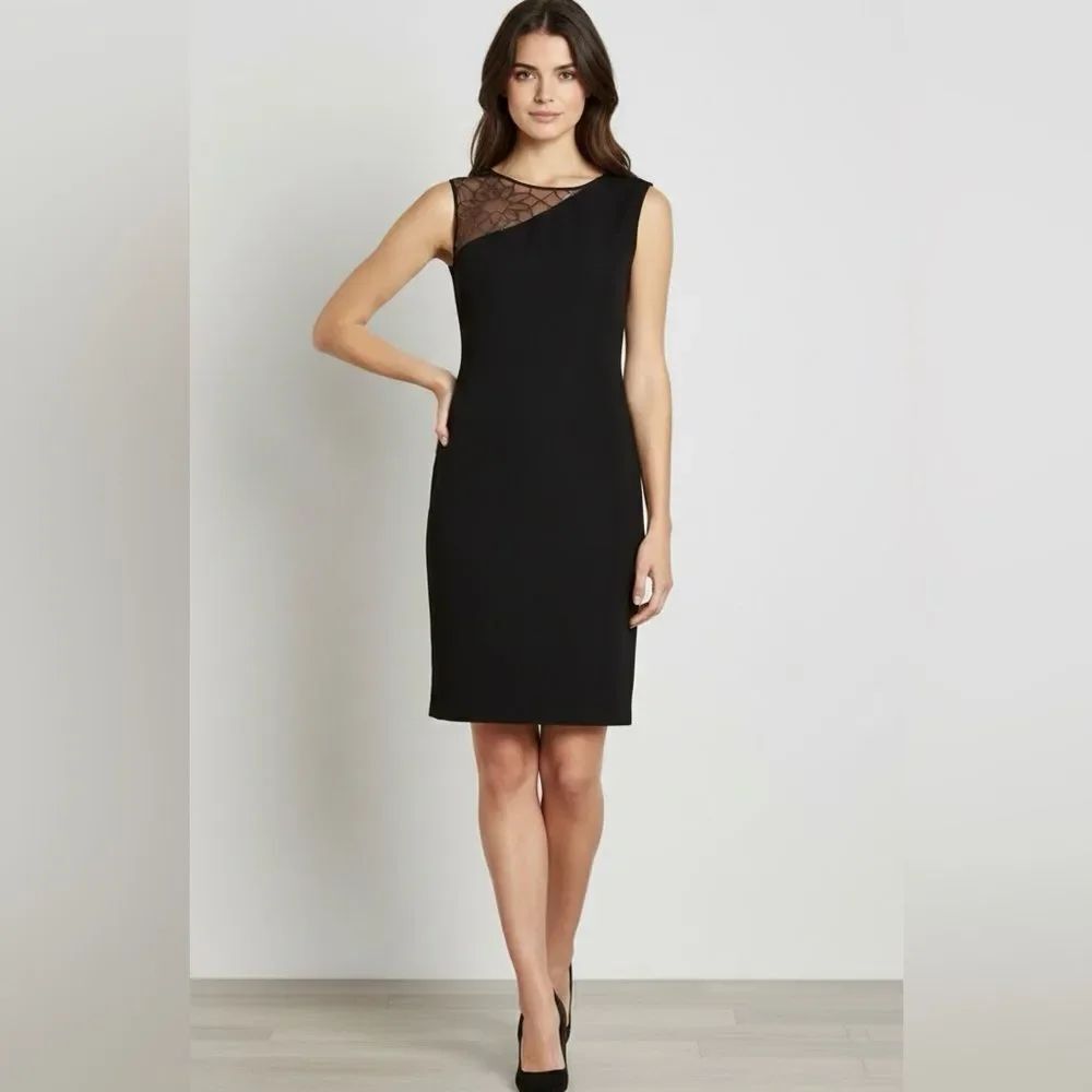 Nine West Crew Neck Sheath Dress